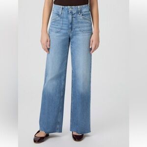 PAIGE Anessa 31” Wide Leg denim Jean EUC